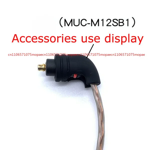 Clip de câble pour casque d'écoute Sony d'origine et crochet d'oreille coudé pour cordon Sony MUC-M12SB1