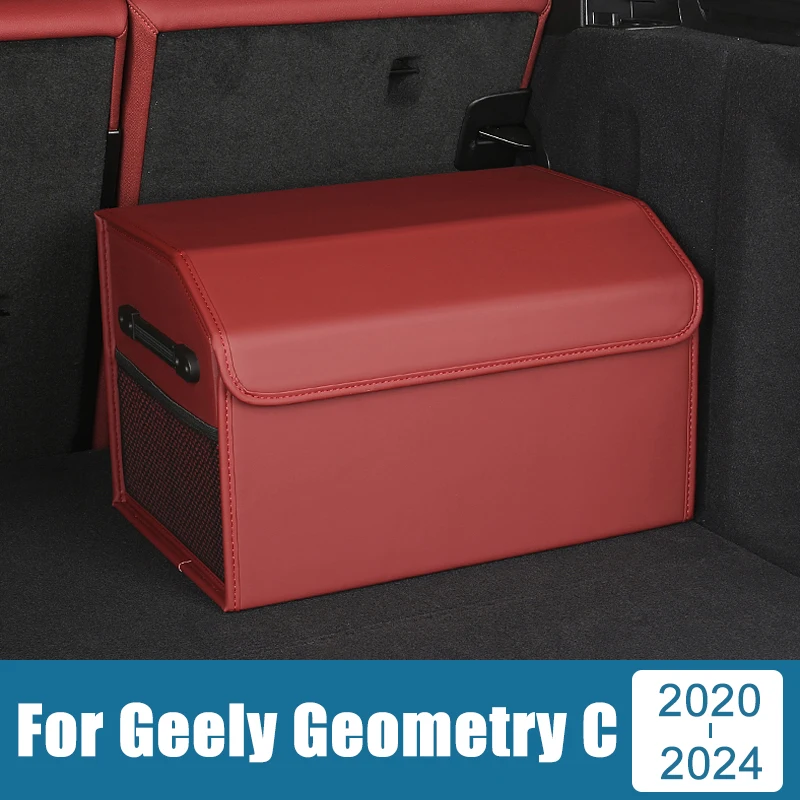 

For Geely Geometry C 2020 2021 2022 2023 Portable Car Trunk Storage Box Cover Large Capacity Holder Organizer Tool Tidying Cover