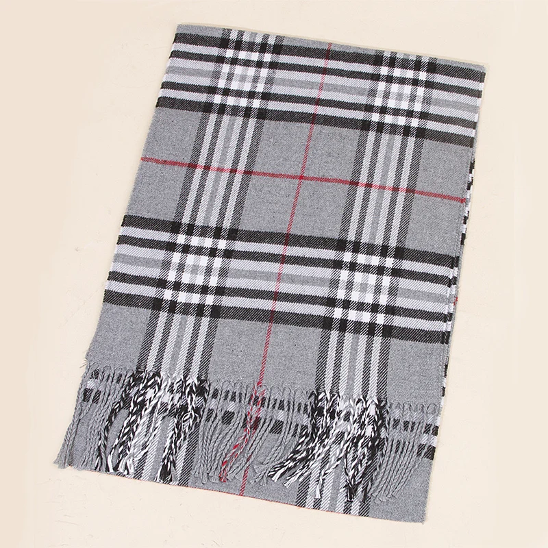 Classic red plaid children scarf warm winter small narrow shawl women ladies lovely fashion casual scarves for child boy girl