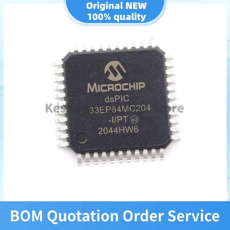 Brand-new original genuine dsPIC33EP64MC204-I/PT patch TQFP-44 16-bit microcontroller DSPIC