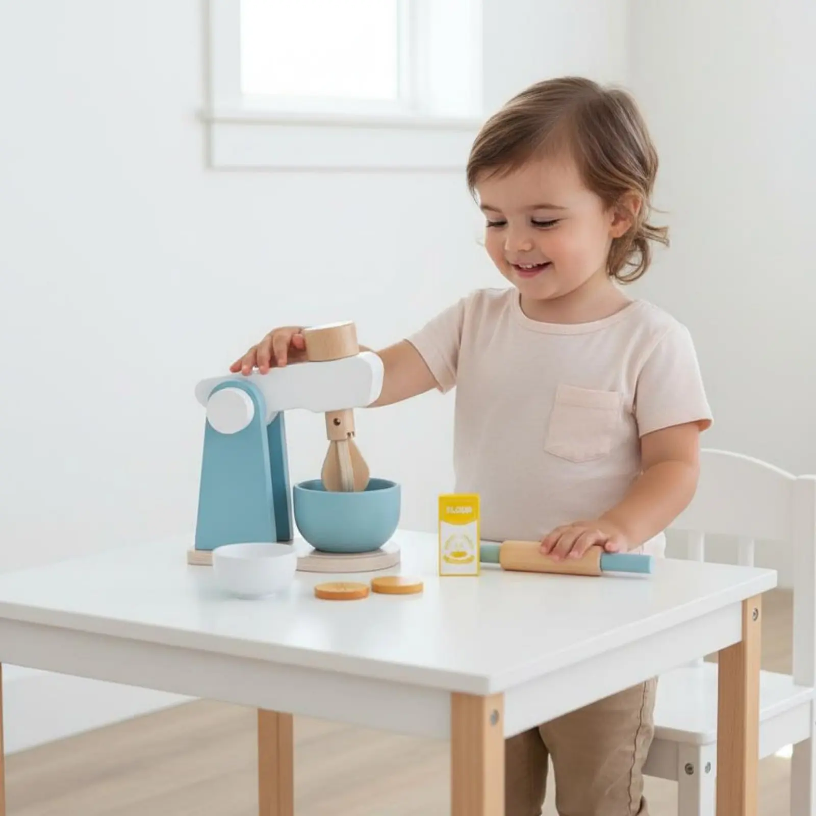 

Wooden Kitchen Toy Set Perfect Gift Wooden Cooking Playset Kids Cooking Playset Develops Fine Mechanism Skills