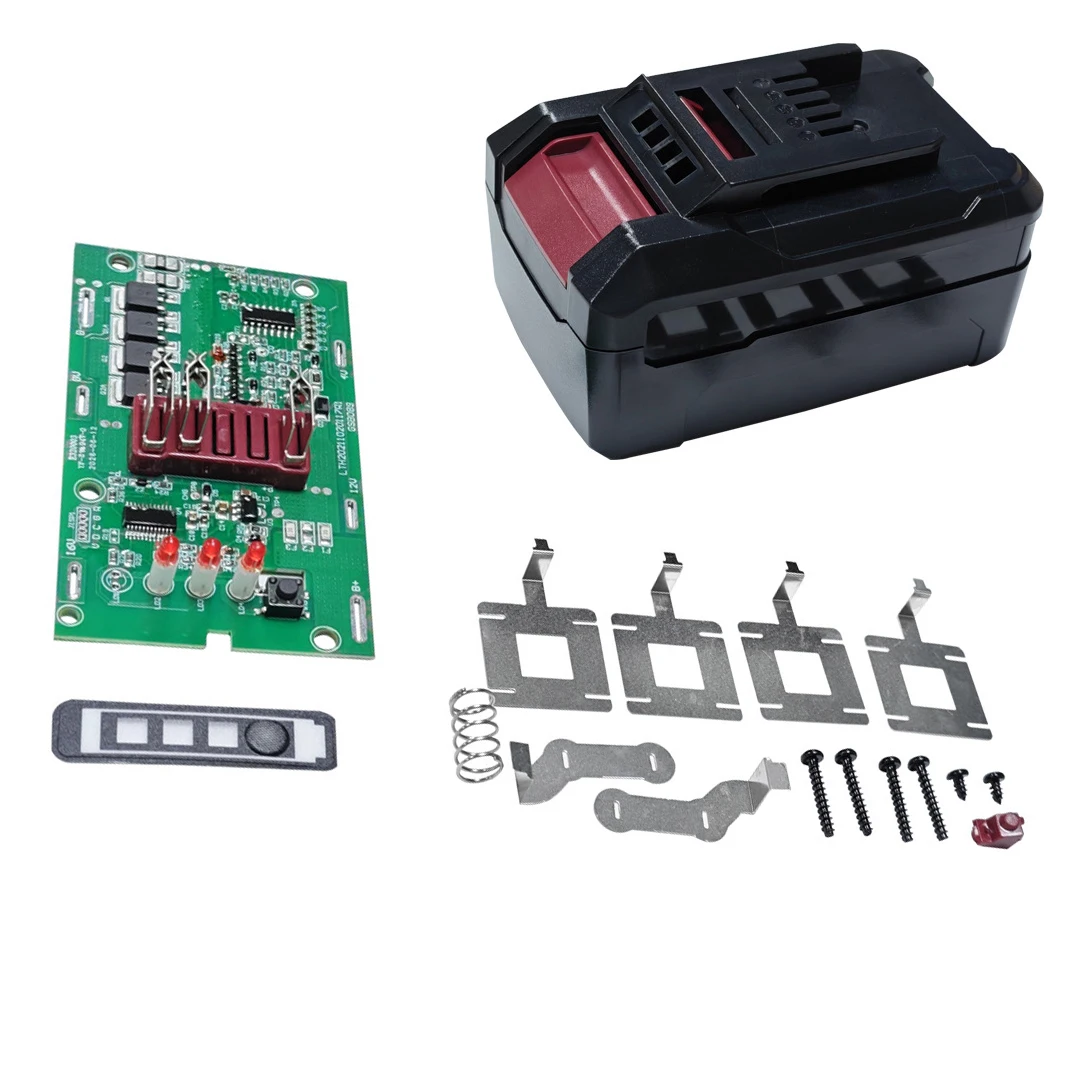 10 Slot Battery Holder Case For Einhell18650cells With Built-in PCB Protection Board And Nickel Strips For DIY Tools