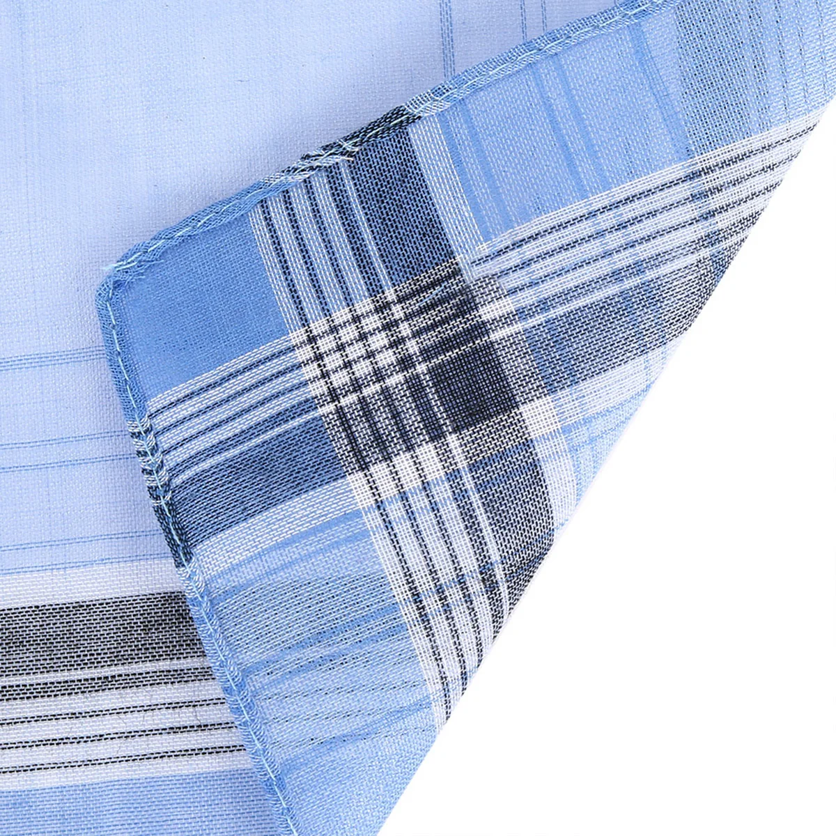 12/120Pcs Square Handkerchiefs Multicolor Plaid Stripe Pocket Towel for Men Women Wedding Party Business Classic Chest Towel