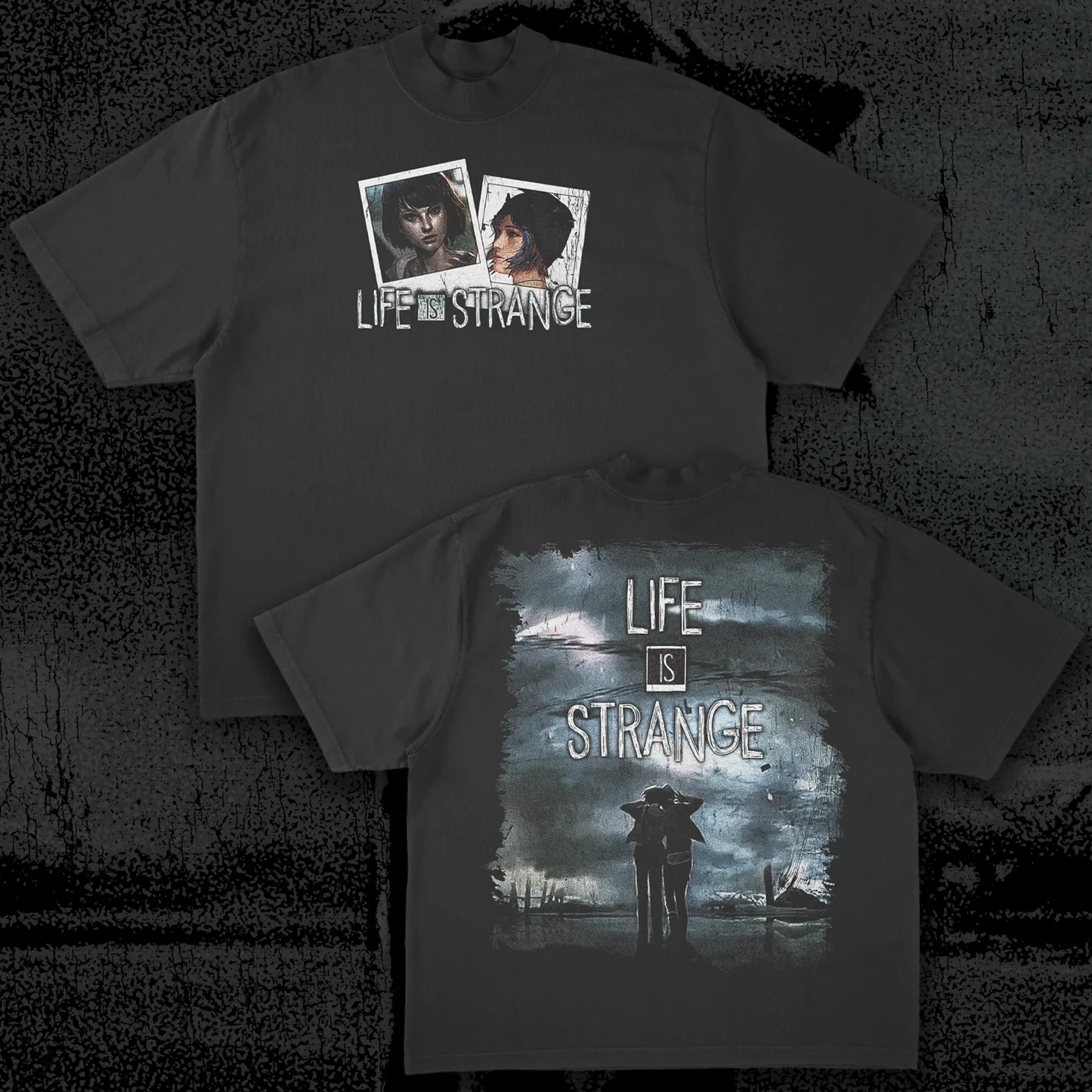 Life Is Strange Padrão estampado manga curta, camiseta masculina e feminina de algodão de verão confortável e solta com gola redonda
