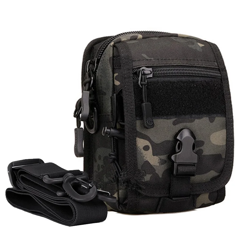 Men Fanny Waist Pack Belt Cross body Bag Travel Ourdoor Male Assault Molle Durable Nylon Male Messenger Shoulder Hip Bum Bags