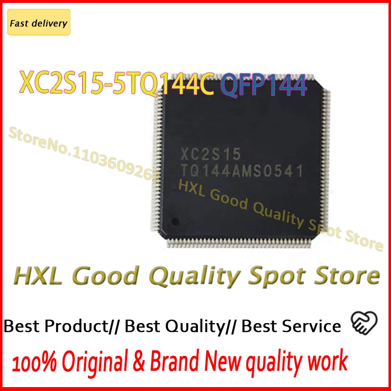 

1~10PCS XC2S15-5TQ144C XC2S15 QFP
