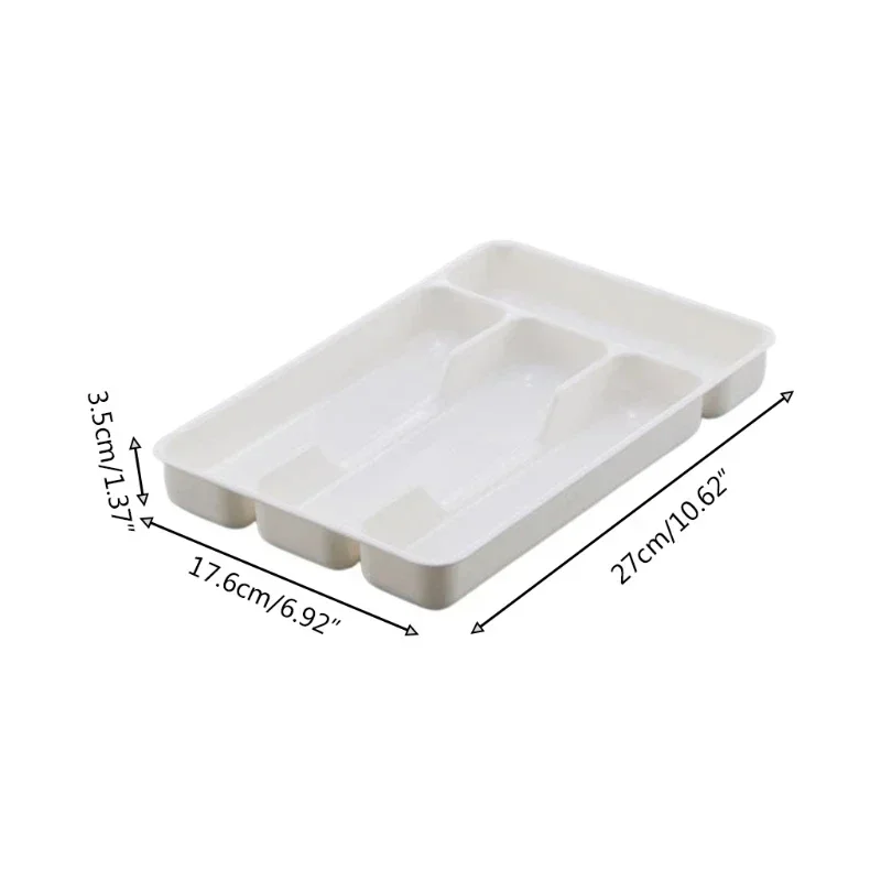 Tableware Organizer Expandable Cutlery Storage Tray Knife Block Holder Spoon Fork Separation Box Kitchen Drawer Container
