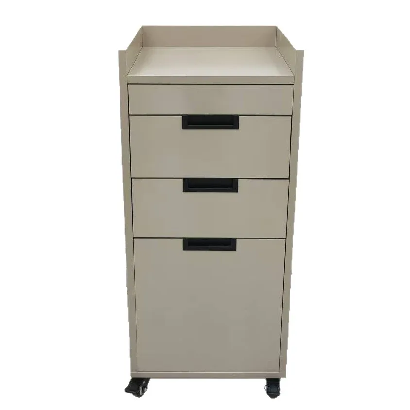 이발소 도구 캐비닛 살롱 전용 책상 서랍장 이동식 헤어 도구 보관함