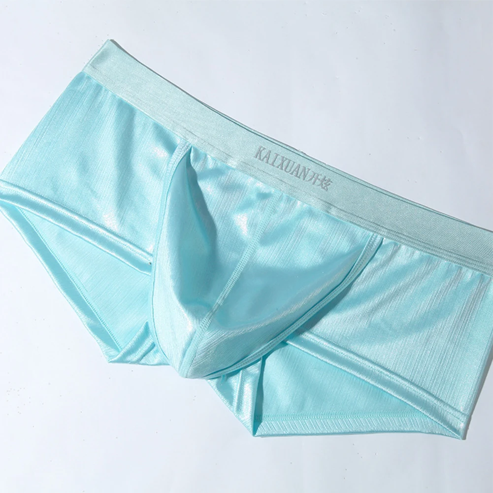 Men Open Front Underwear Boxer Shorts Panties Comfortable U Convex Underpants Space Capsule Pouch Separate Panties