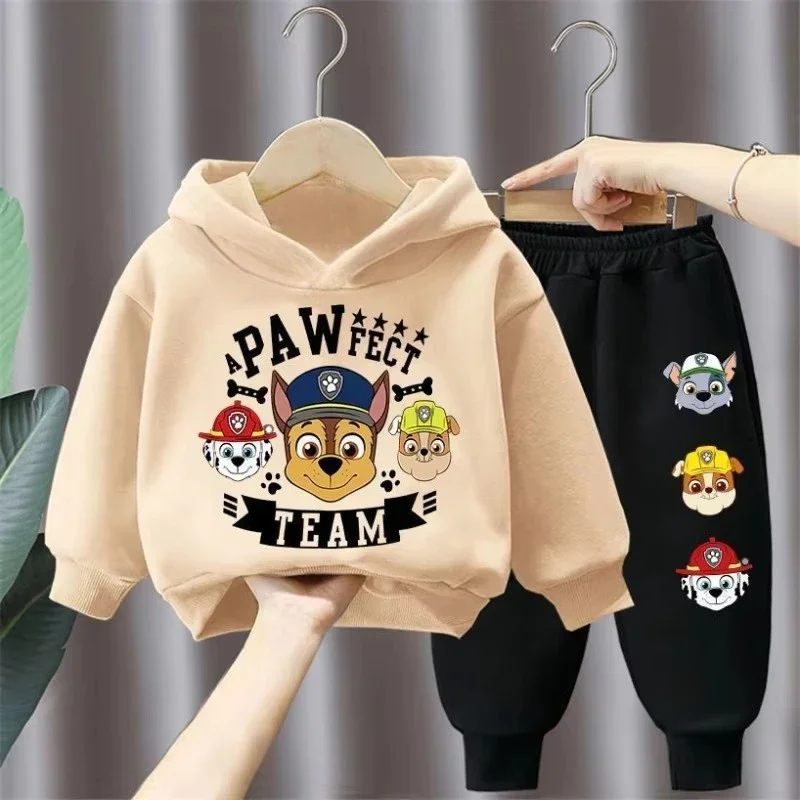 2026 Autumn Long Sleeved Pullover Long Pant Two Piece Suit for Children Clothing Suits Boys Sweatpant Sets Kids Tracksuit Winter