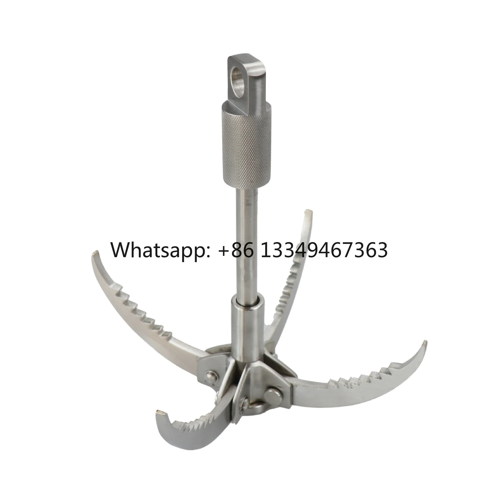 

High quality Stainless Steel Four Climbing Claws Folding Grappling Hook for Outdoor Camping Hiking Tree Rock Mountain Climbing