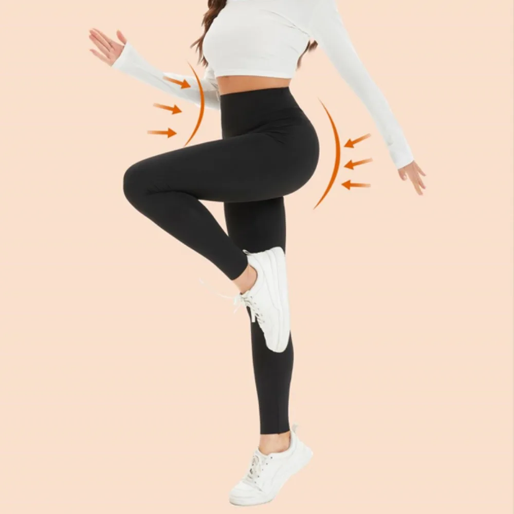 Podnoszące pośladki legginsy damskie uciskowe spodnie do jogi bezszwowe na wysoki wzrost dopasowana elastyczna siłownia treningowa na co dzień