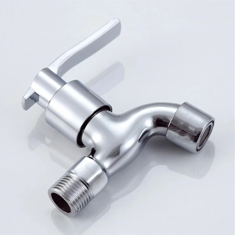 1PC Quick Opening Faucet Net Nozzle 1/2\' 3/4’ Water Inlet Port Mop Pool Faucet Znic