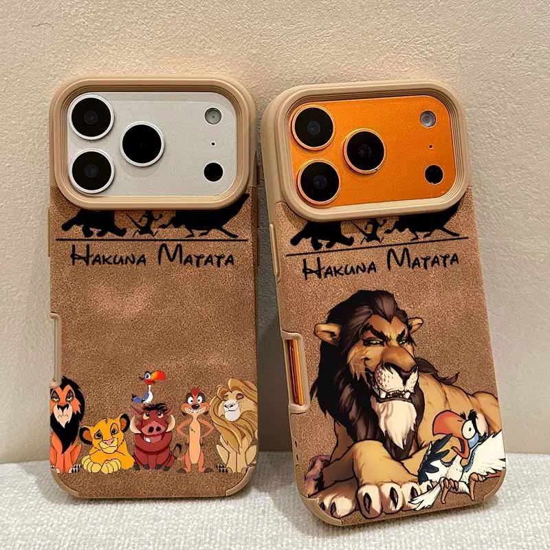 The Lion King Anime For Apple iPhone 17 16 15 14 13 12 11 Plus Pro Max Eyes Large Pore Skin Patch Cover Soft Silicone Phone Case