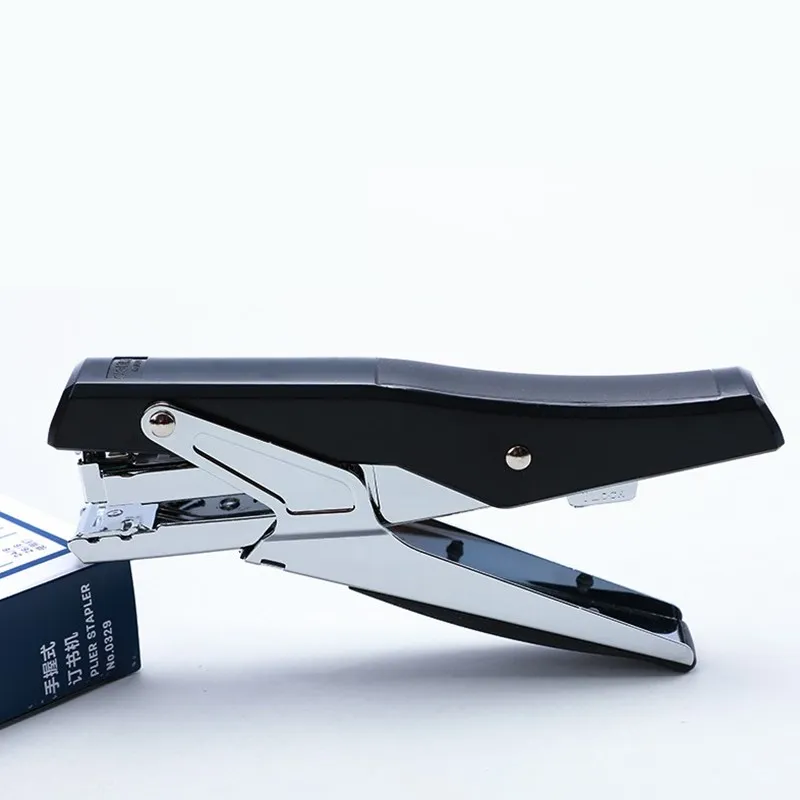 Deli Labor-Saving Big Size Manual Stapler Use 24/6 26/6 Staples School Office Supply Business Stationery Student Binding Tool