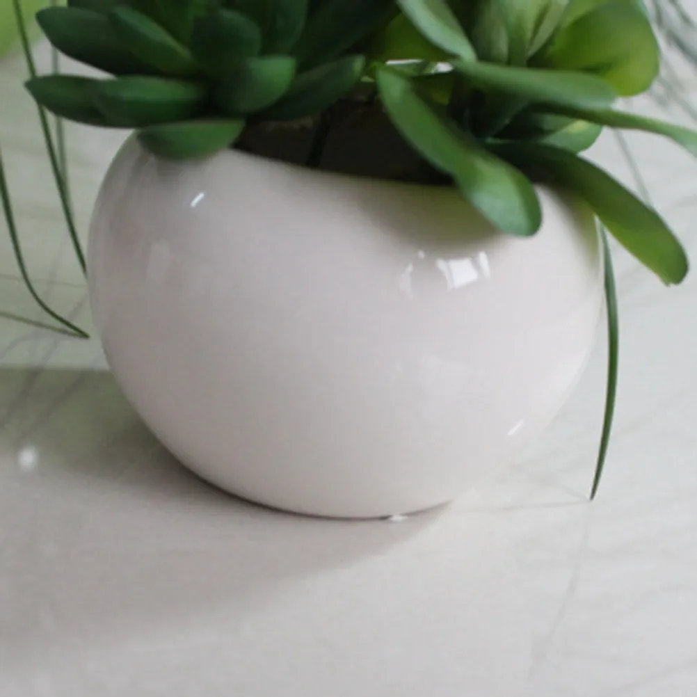 Premium Mini Ceramic Vases Set for Succulents Small Plant Pots Modern Home Office Restaurant Coffee Bar Decor Ceramic Flower Pot