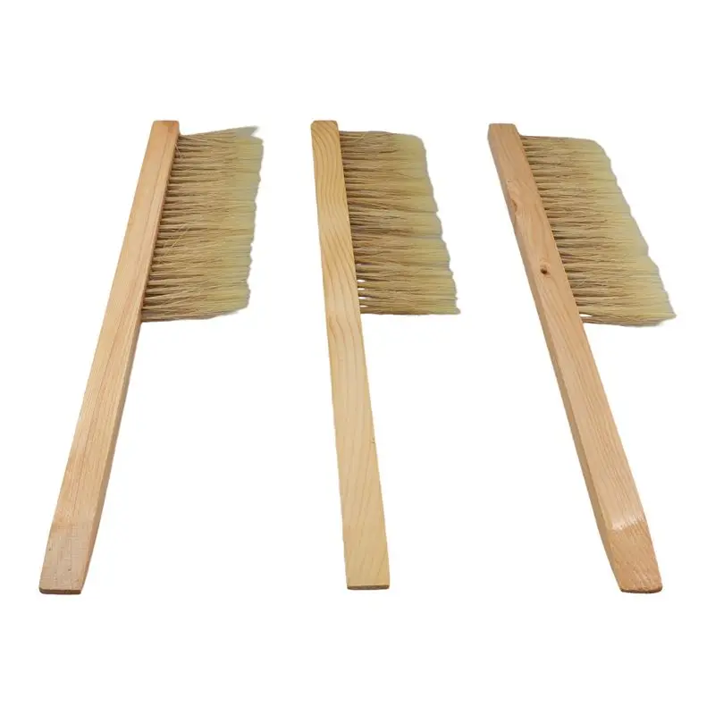 Beekeeping Tools Brush Bee Brush Wooden Handle Brush Beekeeping Tools Beekeeping Equipment Hive Brush-A68E