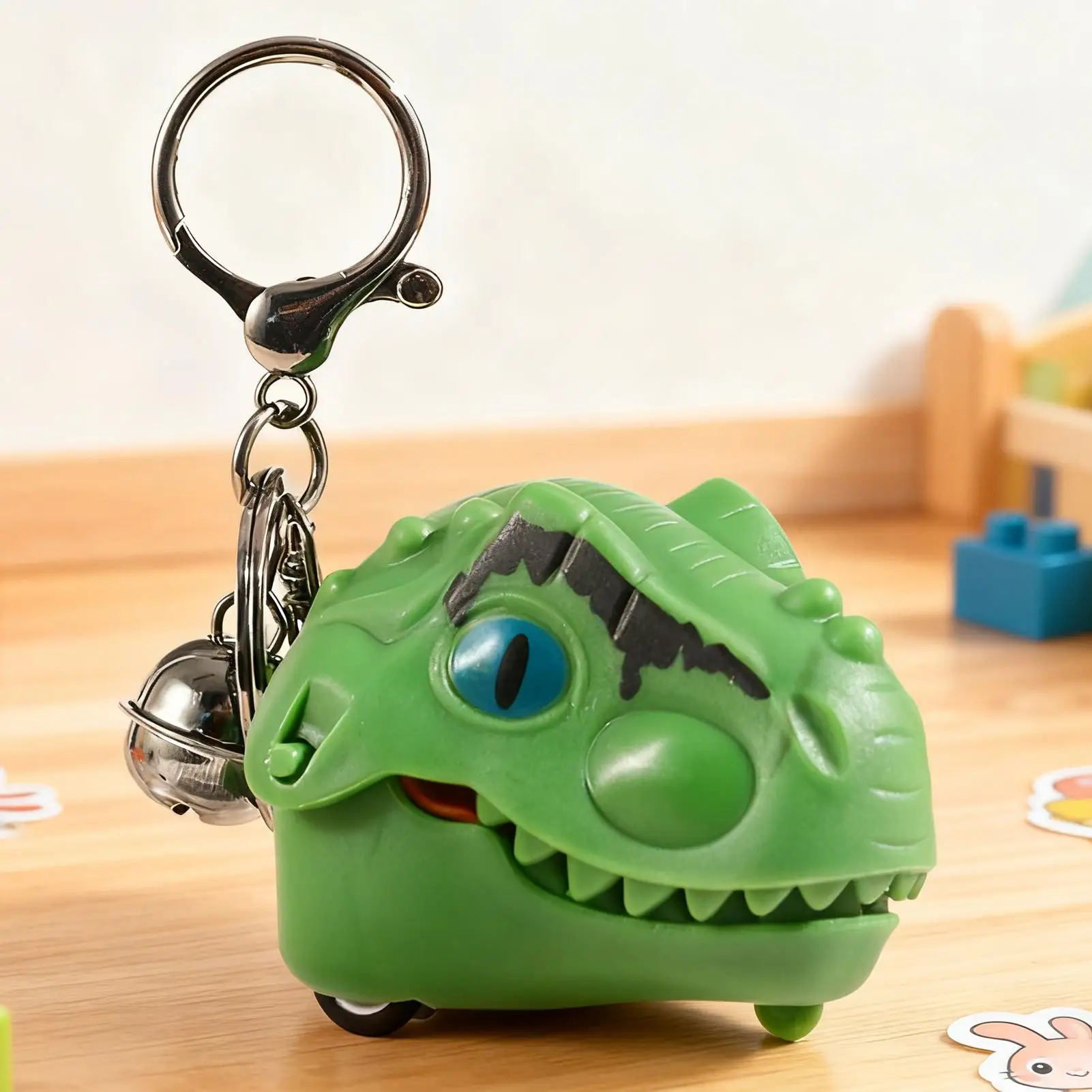 Gioco con denti di alligatore Scherzo divertente Portachiavi educativo con dinosauro Gioco con denti di alligatore per bambini Festa in famiglia per adolescenti