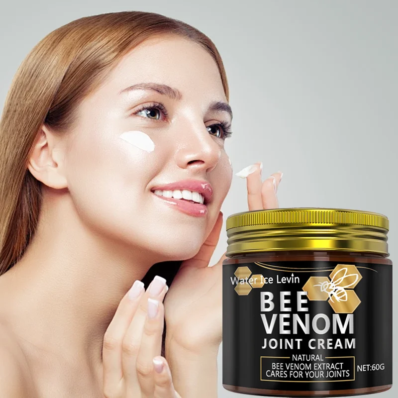 Crema para las articulaciones con veneno de abeja. Glicerina Natural, Miel y Ácido Ascórbico. Cuida tus articulaciones. Calma y Nutre los Músculos. 60g Net.