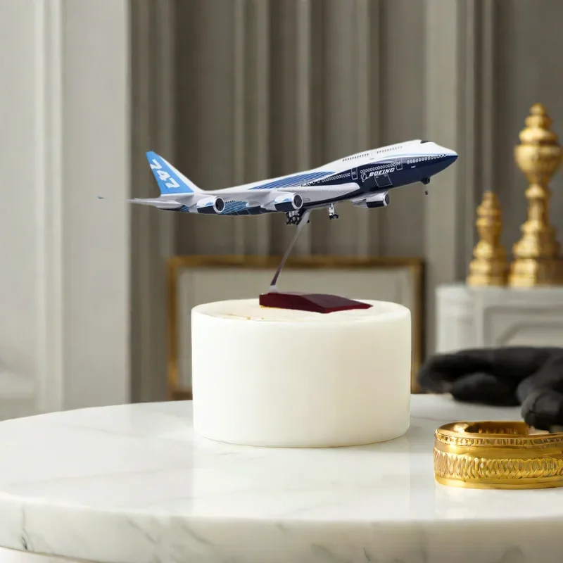تذكارية لعبة الطائرة نموذج طائرة 47 سنتيمتر 1:150 مقياس B747 النموذج الخطوط الجوية نموذج طائرة 747 يموت الصب الراتنج خفيفة الوزن
