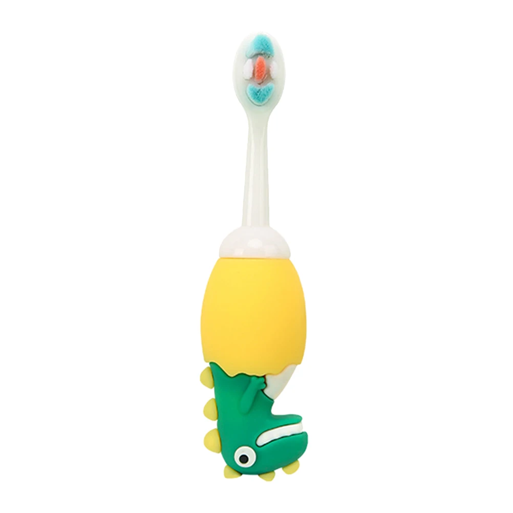 

Children's Toothbrush Gums Cleaning Cartoon Silicone Manual Plaque Removal Pp Kids Oral Dinosaur