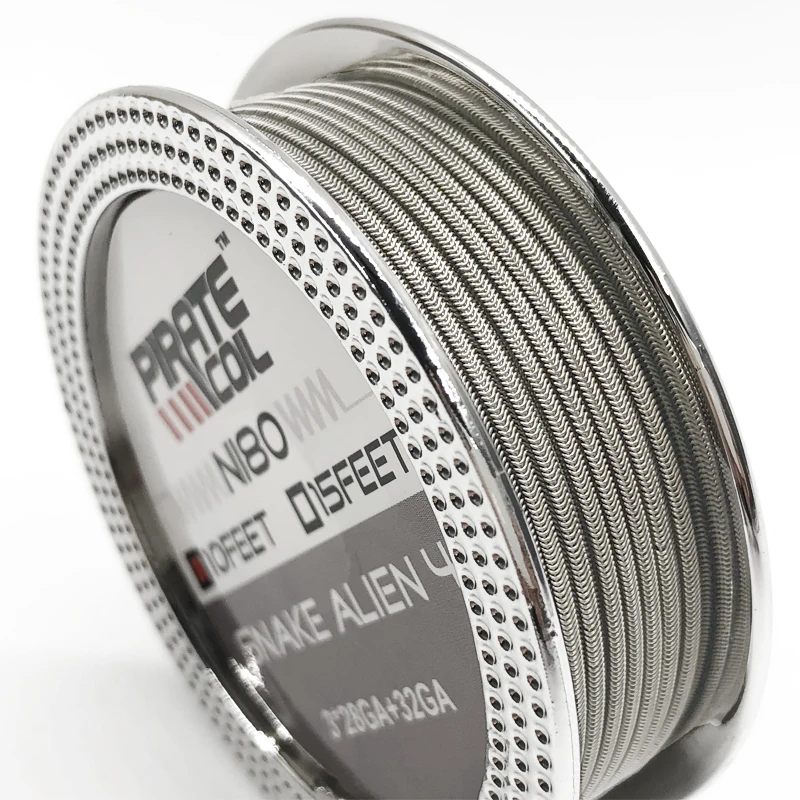 NI80 Snake alien 4 coil WIRE for Nichrome  Prebuilt Heating wire 10Feet