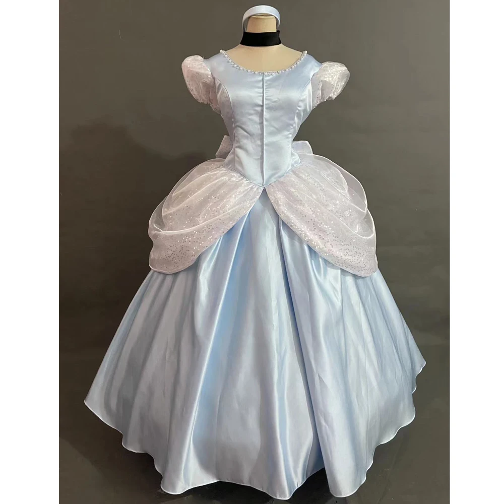 strapless open back dress Disney Cinderella Wooden Magnetic Dress-Up
