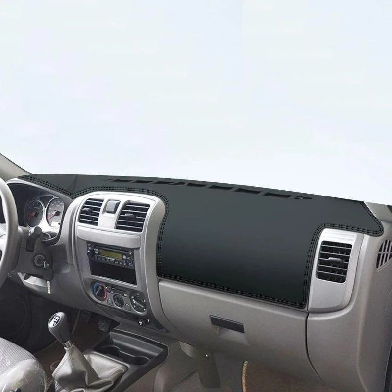 Leather Dashboard Cover Leather Dash Mat Anti-Glare Dashboard Pad For GWM Great Wall Wingle 5 2010 2011 2012 2013 2014 2015-2023