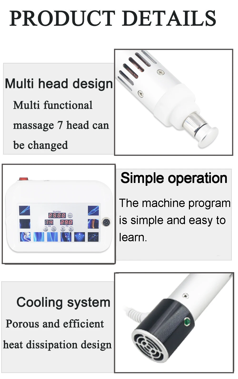 Portable Shockwave Therapy Machine Effectively For ED Treatment And Body Patellar Tendinopathy Massage Instrument 300MJ Newest