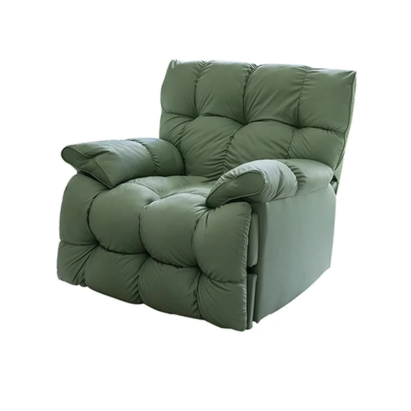 2026 Modern White Living Room Elderly Manual Power Single Lounge Leather Recliner Swivel Lift Rocking Massage Recliner Sofa Chai
