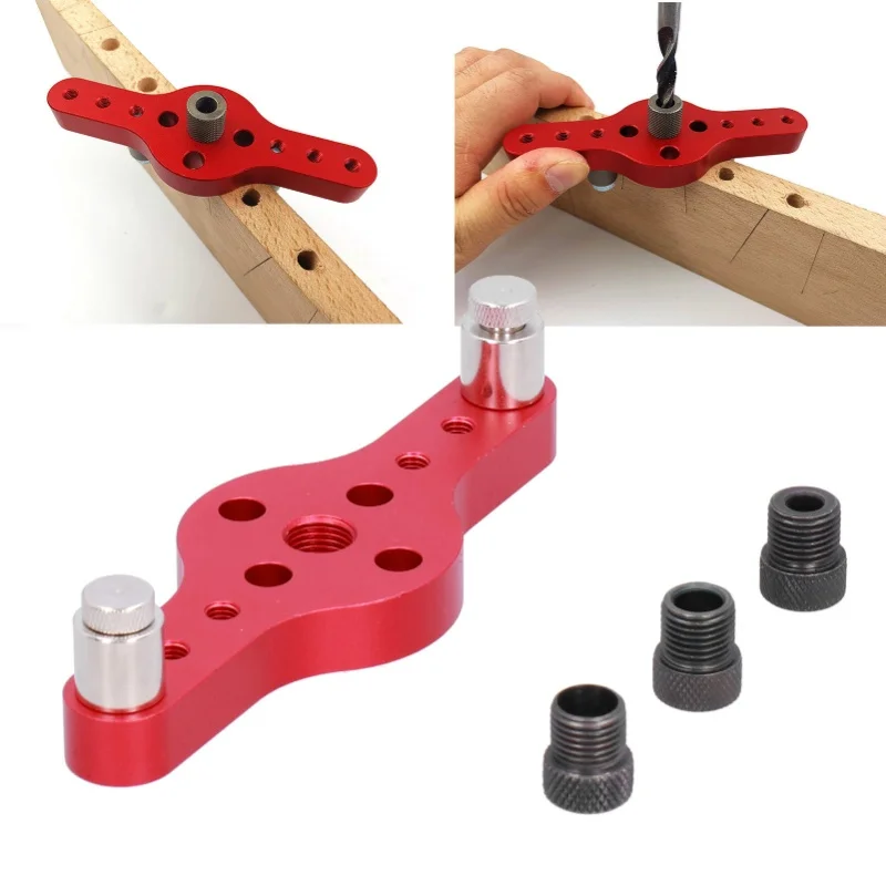 

Приспособление для сверления отверстий, металлический позиционер для дюбелей, инструмент для деревообработки и DIY