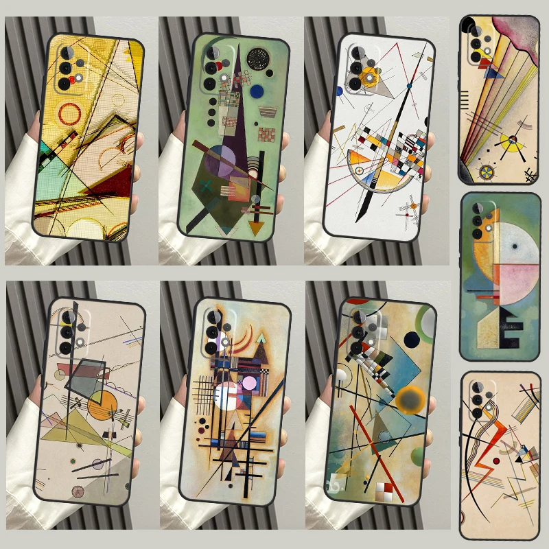 Wassily Kandinsky Abstract Case For Samsung Galaxy A54 A34 A51 A71 A31 A11 A73 A53 A33 A13 A52 A32 A12 A14 A21S Cover