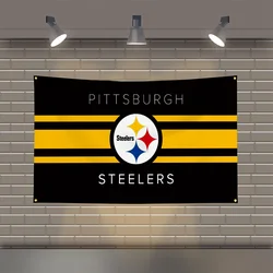 Decorative Flags and Banners PittsburghS SteelerS Turkey Em Custom Flag Garage Decoration Skateboard Fallout for You Beer Home