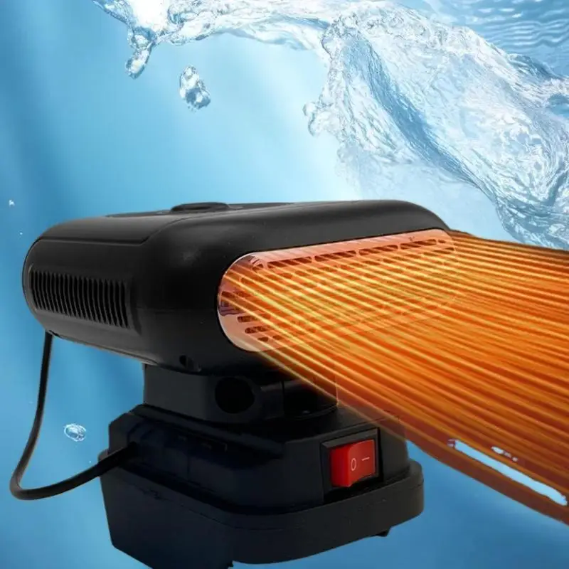 

Автомобильный обогреватель/охладитель двойного назначения с литий-ионным аккумулятором 21 В — 2 USB-порта для зарядки телефонов