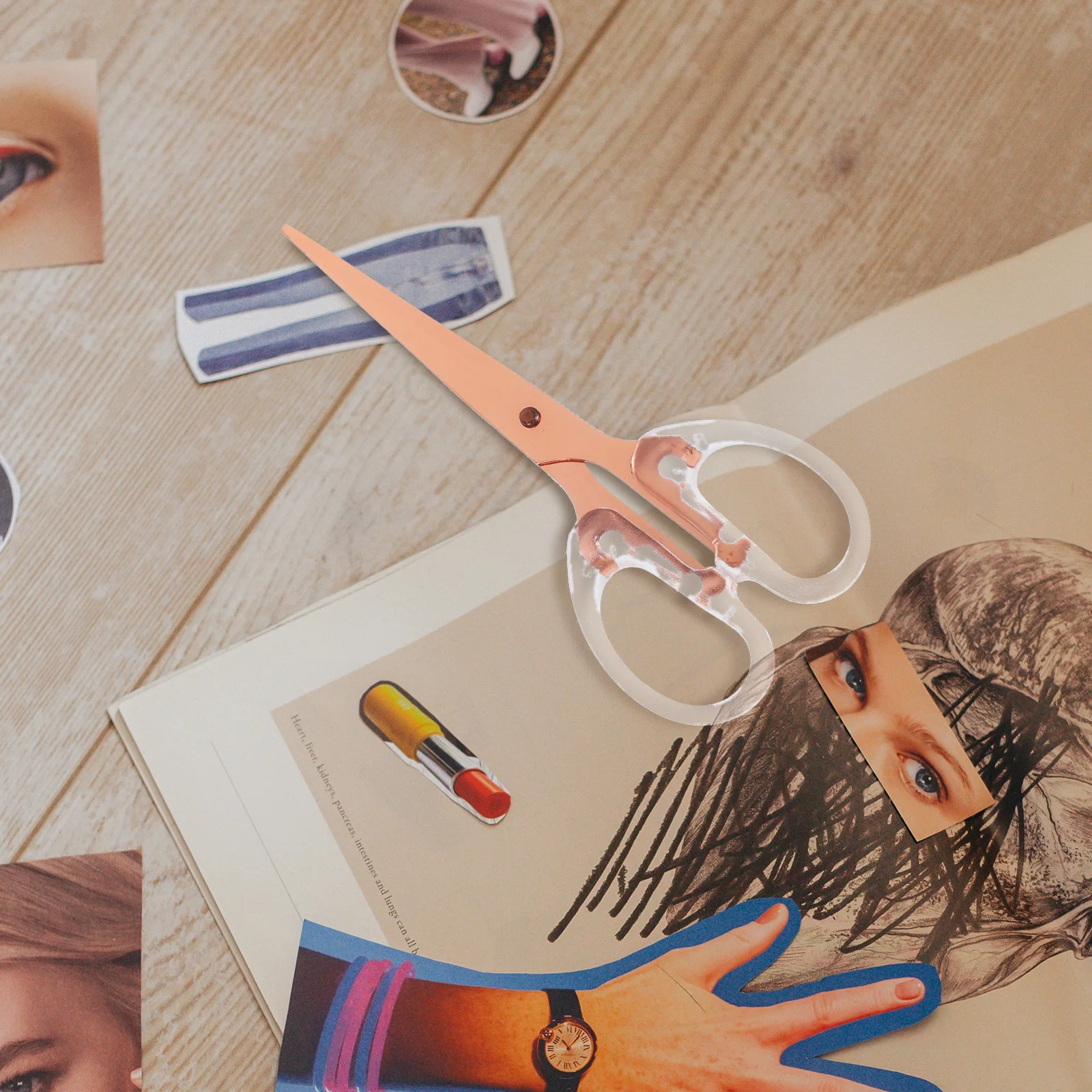 مقص ورقي مقص حرفي صغير للطلاب مكتب السلامة استخدام سكرابوكينغ DIY مشاريع فنية تفاصيل عالية الدقة #4