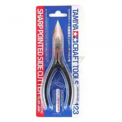 Tamiya 74123 Sharp Pointed Side Cutter (Slim Jaw) Craft Pliers Model Tools