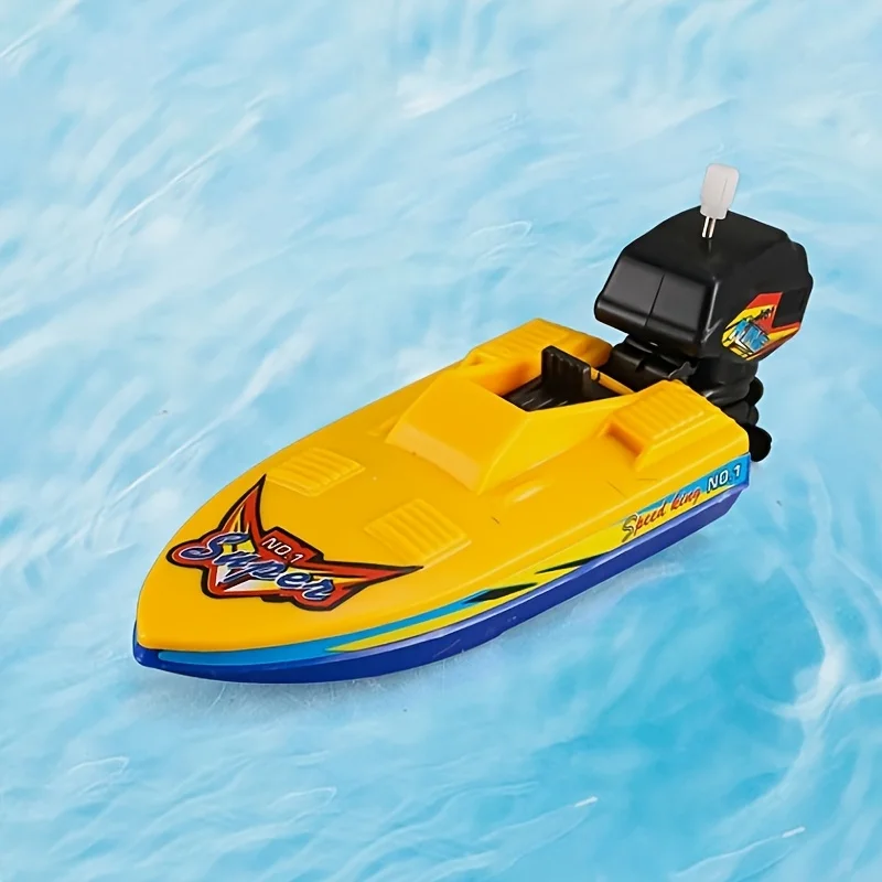 1 قطعة المراكب الشراعية/القارب/لعبة حمام القارب السريع للأطفال ، مغامرات حوض الشتاء الممتعة تعزز اللعب المائي الخيالي للأطفال الصغار