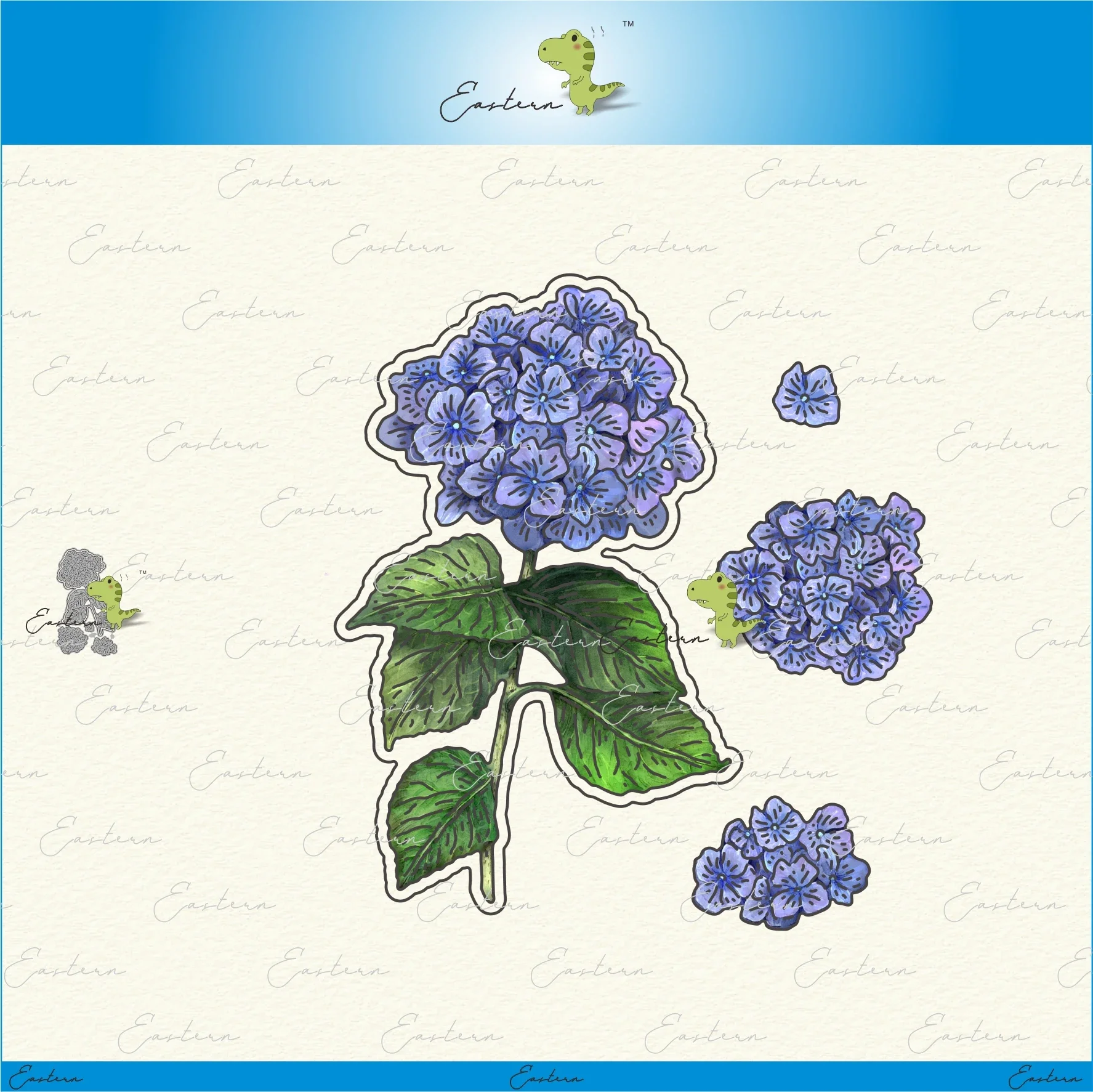 

Hortensia metal cutting dies 2022 new DIY molds Scrapbooking Paper Making die cuts crafts Printed Sheet