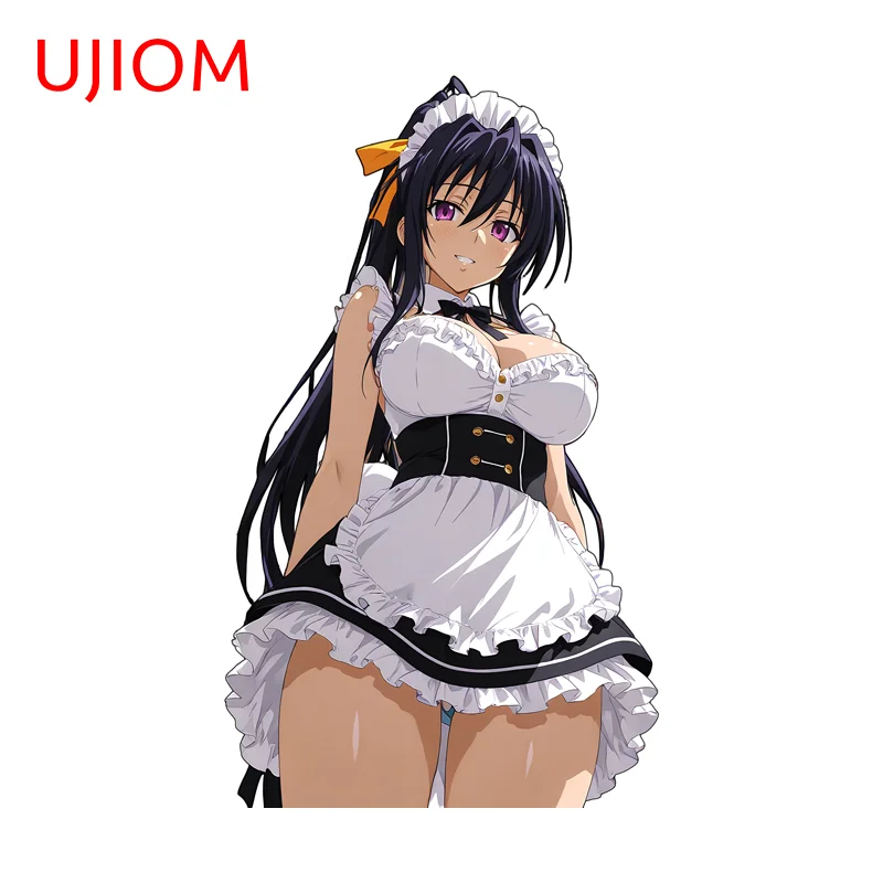 UJIOM Akeno Himejima Anime Figure Wall Sticker Kitchen Interesting Waterproof JDM Decal Fashionable Wallpaper Home Decor