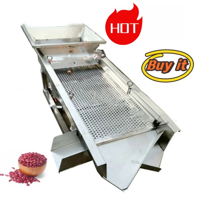 

Food sieve machin Double layers sieve 40*100cm vibrating electric screen electrostatic Large granular material packing machine