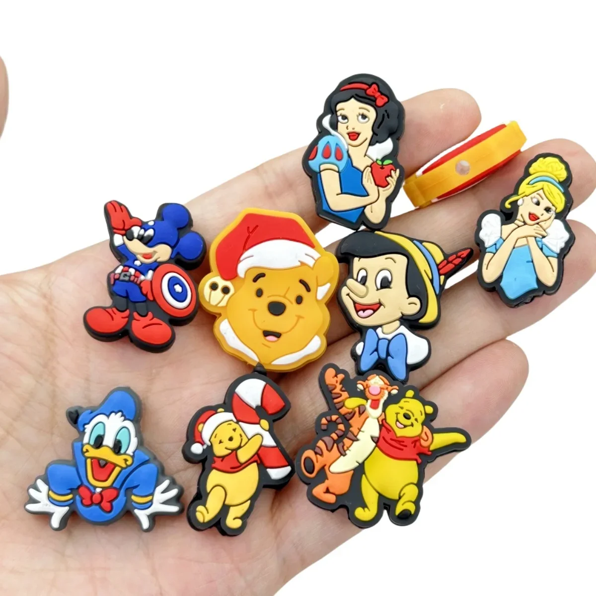 10PC DIY Cartoon Mini Silicone Beads Nipple Chain Bead Pen Bead  Jewelry Accessories Focal Bead Food Grade Silicon For Baby Toys