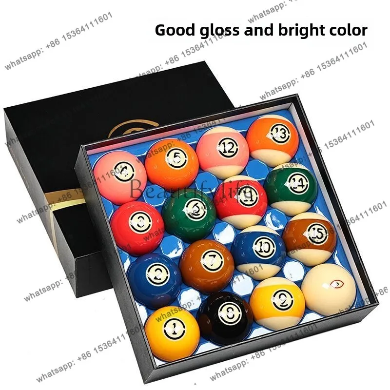 Dream Colorful Fancy Nine Balls American Black Eight Table Crystal Billiards