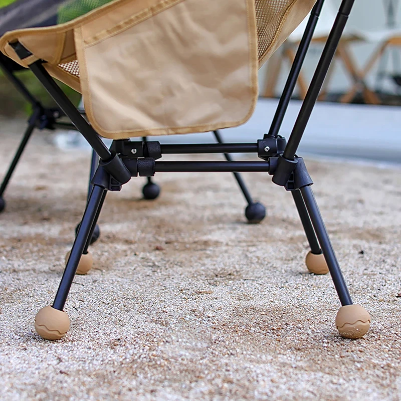 

1pc Outdoor Chair Anti Sinking Ball Folding Chair Accessories Camping Equipment Moon Chair Foot Protectors Universal Base