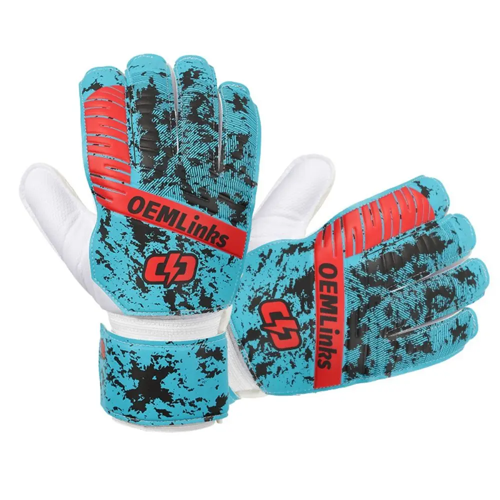 Guantes de fútbol resistentes al desgaste, guantes de entrenamiento de portero de látex antideslizantes, excelentes guantes de portero 6-10, entrenamiento de fútbol