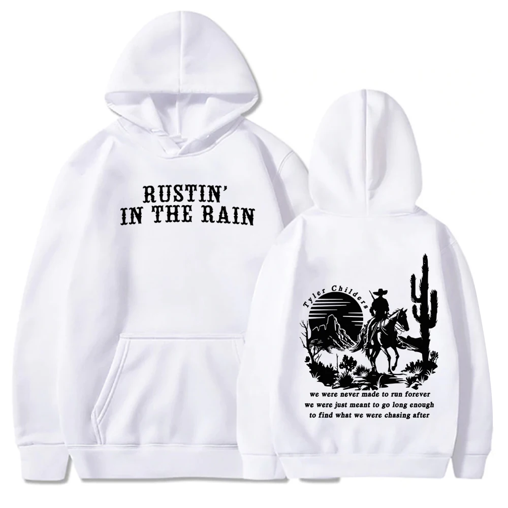 Rustin In The Rain Tyler Sudadera con capucha para niños Música country Hombre Mujer Hip Hop Harajuku Jersey Tops Sudadera