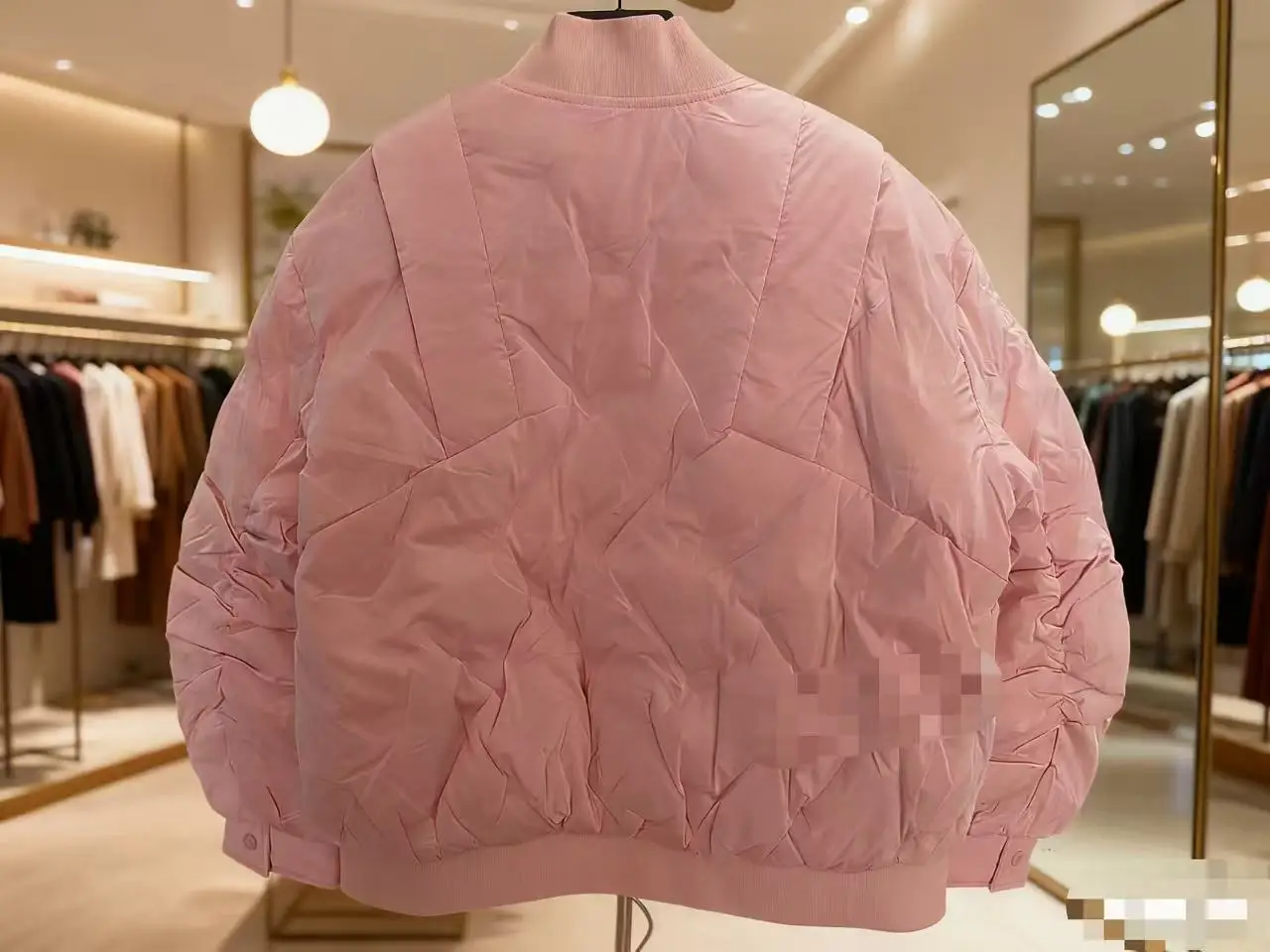 Fashionable Down Jacket Clothing Women Winter Jacket New Temperament Stitching In The Long Paragraph Down Jacket