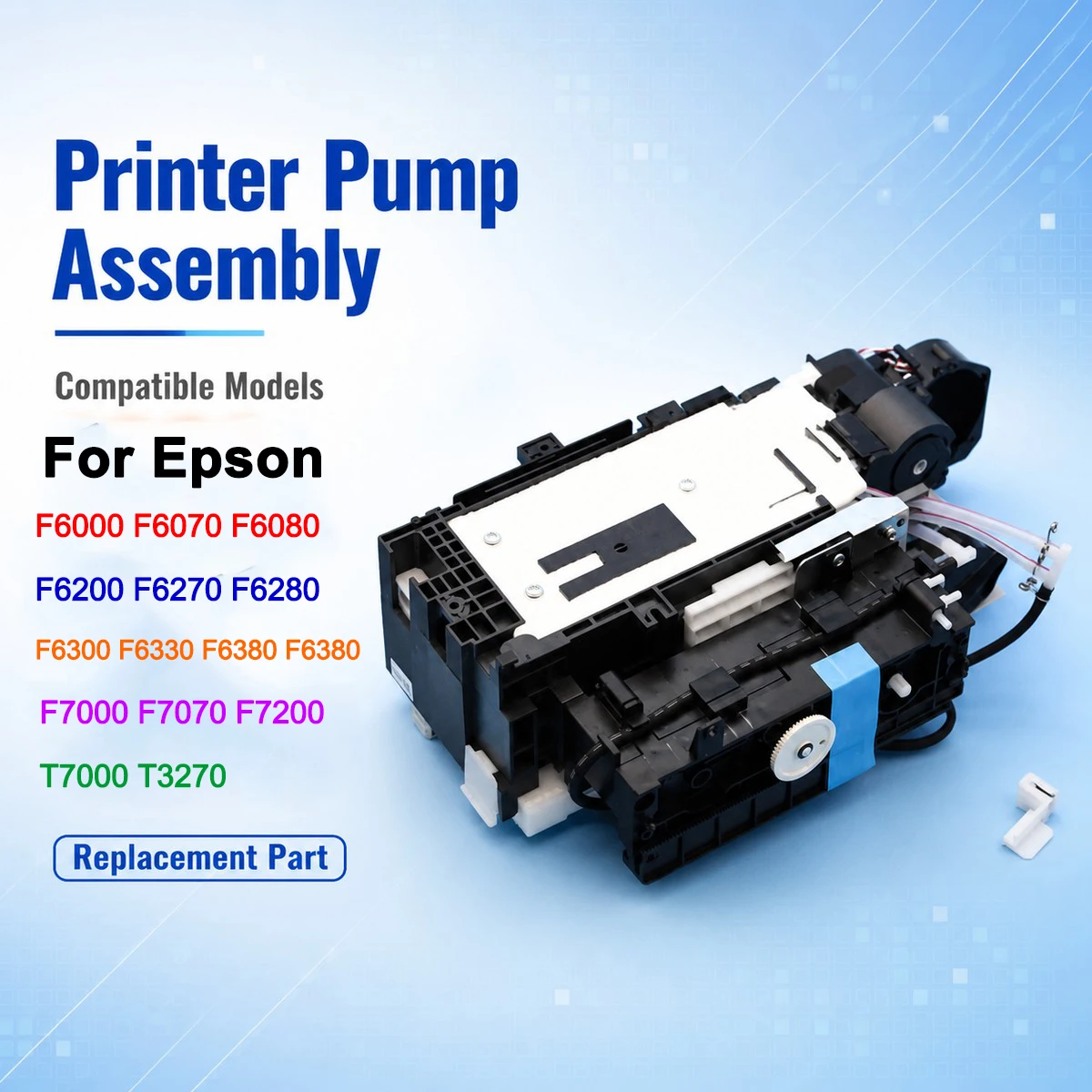 Original Pump Cap Assembly for Epson F6000 F6070 F6080 F6200 F6270 F6280 F6300 F6330 F6380 F6300 F6330 F6380 F6380 T7000