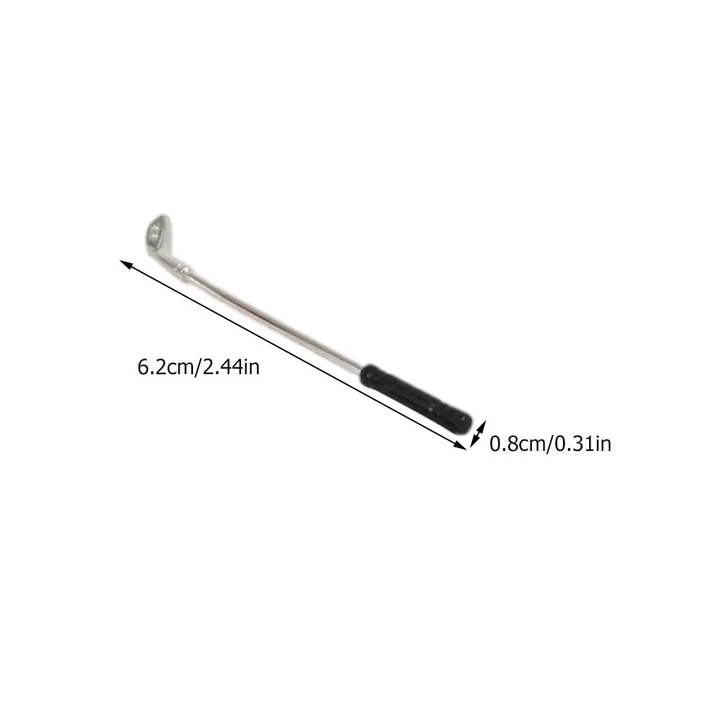 1 set di mini attrezzature da golf, durevoli e leggere, per la decorazione della casa, mini attrezzature per la casa, attrezzature sportive per esterni, ornamento decorativo da golf