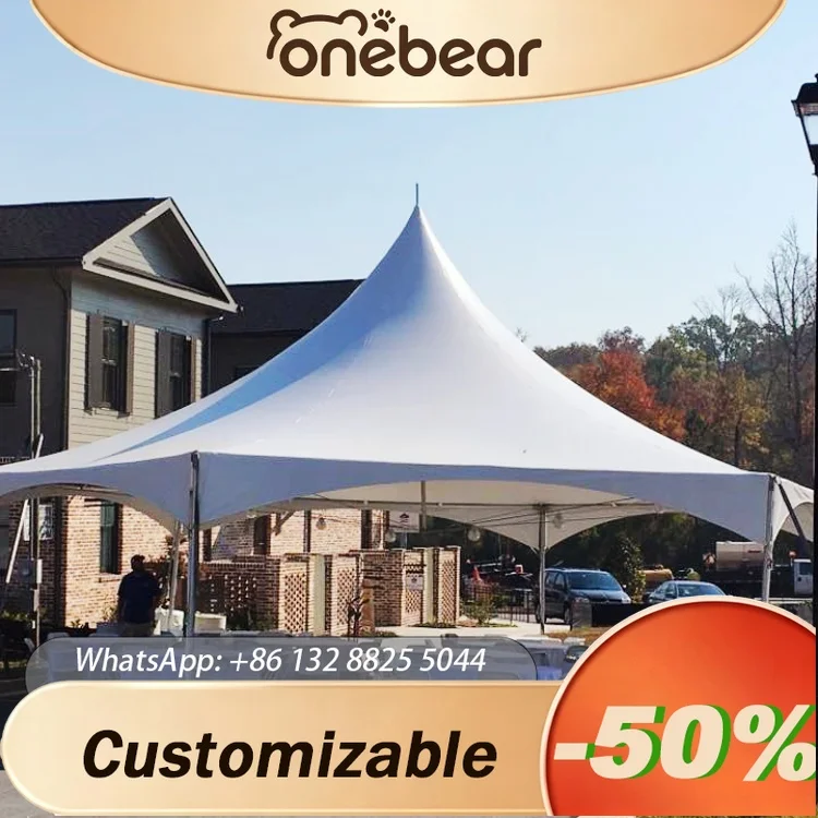 Customizable Outdoor Waterproof Pagoda Tent, Multipurpose Shelter For Exhibition Trade Fair Wedding Ceremony Event Gatherings