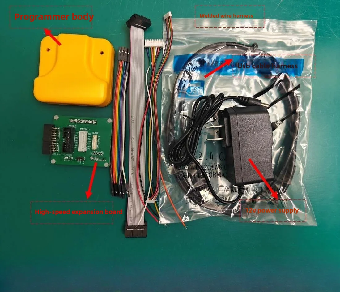 ForTexas Instruments High‑Speed Programmer – XDS110 Solution for NEV Charger & DCDC Repair (VMAX, XR, BYD, Future, etc.)